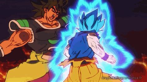 goku vs broly gif|Dbz Goku Vs Broly GIFs